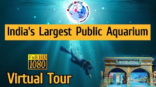 Marine World Aquarium Chavakkad  Virtual Tour  Panchavadi Beach [upl. by Nidnerb903]