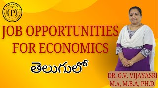 Job opportunities for Economics [upl. by Michell]