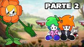 Batalla con Flowey  2 Cuphead Dont Deal With the Devil  Cooperativo [upl. by Atnauqahs]