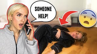 PASSING OUT PRANK on My Sister she panicked [upl. by Aylmer]