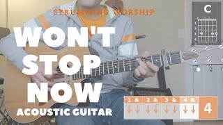 quotWont Stop Nowquot Guitar Cover  Chord  Tutorial  Strumming Pattern [upl. by Dazhahs]