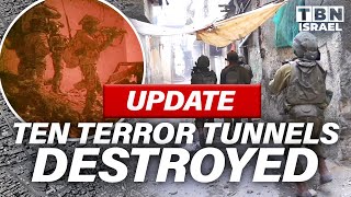 BREAKING IDF Destroys TEN TERROR TUNNEL Shafts As Hamas INTERCEPTS Civilian Relief Aid  TBN Israel [upl. by Dyun]