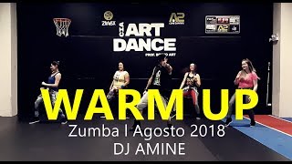 WARM UP AMAZING 2018 ZUMBA®  DJ AMINE  Coreografia l Cia Art Dance [upl. by Eidnil194]