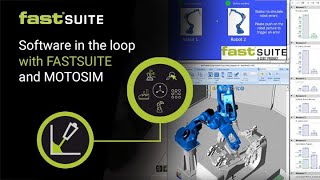 Software in the loop with FASTSUITE and MOTOSIM [upl. by Ettedo513]