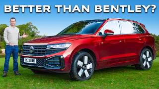 VW Touareg review A budget Bentley [upl. by Popelka]