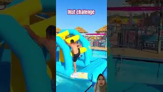 waterpark summer funny waterslide fun assument 1248 water vlog comedy [upl. by Orrocos]