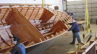 Amazing Time Lapse Wooden Big Boat Build Process  Awesome DIY Project Wooden Boat [upl. by Willow68]