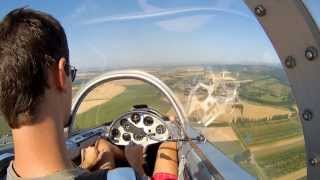 L13 Blaník HD quotAerobaticsquot cockpit view spin and falls  Czech [upl. by Zilber30]