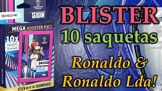 MEGA BOOSTER PACK Saquetas Cromos Champions League 202324 [upl. by Zenda]