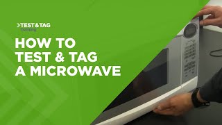 How to Test amp Tag a Microwave [upl. by Yleme]