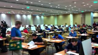 WSC 2011  World Sudoku Championship 2011 in Eger  Hungary  Part 3 [upl. by Pik]