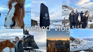 Iceland Vlog  Sky Lagoon Black Sand Beach and more [upl. by Noxaj]