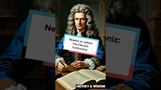 Newton vs Leibniz The Calculus Controversy shorts Newton facts [upl. by Nahsyar89]