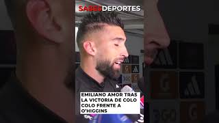 🔴Emiliano Amor tras la victoria de Colo Colo frente a Ohiggins colocolo futbolchileno [upl. by Codee796]