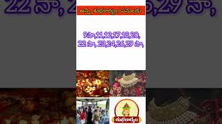 October nelalo manchi rojulu adde illu marutaku subhakaryalu వ్యాపారం telugucalendar manchiroju [upl. by Yeruoc]