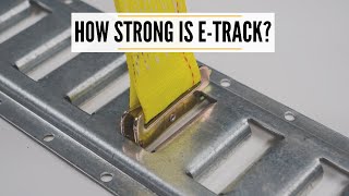 Enclosed Cargo Trailer Etrack Accessories  The Best Way To Secure Dirt Bikes  Onesnt [upl. by Leanora376]