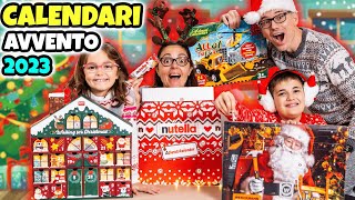 CALENDARI AVVENTO Natale 2023 NUTELLA LEGAMI e Attrezzi di Babbo Natale [upl. by Enitsua80]