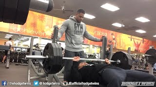 Bodybuilding Motivation  Chest Workout  Still Making Gains hodgetwins [upl. by Lyret]