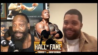 OShea Jackson Jr Questions Booker T on Match with The Rock at SummerSlam [upl. by Etnud963]