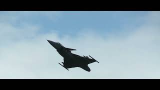 JAS 39 Gripen  Regementets Dag P7  220424  High Quality Audio [upl. by Curren]