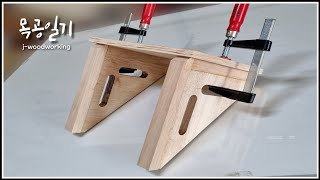 making accurate Square Corner Clamps woodworking [upl. by Haizek]