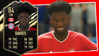 DAVIES FIFA 21 PLAYER REVIEW 84 IF ALPHONSO DAVIES REVIEW [upl. by Sale94]