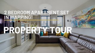 Inside a 2 Bedroom Apartment set in the Desirable area of Wapping London  Property Tour UK [upl. by Eiznekcm]