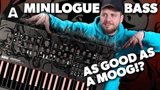 Does it Compare to a Moog  KORG Minilogue Bass [upl. by Danelle163]