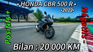 Honda CBR 500 R  20 000 KM plus tard  On débrief [upl. by Seda]