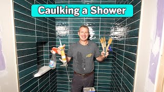 Caulking a Shower [upl. by Werd908]