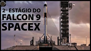 O que acontece com o segundo estágio do FALCON 9 l SPACEX [upl. by Anerbes789]