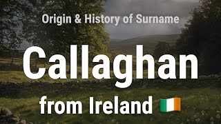 Callaghan from Ireland 🇮🇪  Meaning Origin History amp Migration Routes of Surname [upl. by Redliw]