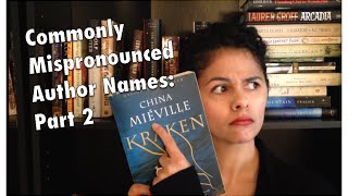 Commonly Mispronounced Author Names Part 2 [upl. by Attalanta]