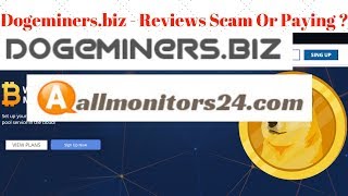 Dogeminersbiz Reviews Scam Or Paying [upl. by Iemaj]