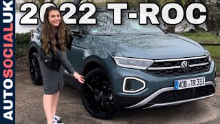 2022 Volkswagen TRoc Facelift Review Has the quality improved Style 110ps manual UK 4K [upl. by Berta5]