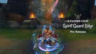 Spirit Guard Udyr 2022 Ultimate Skin PreRelease [upl. by Llehsyar]