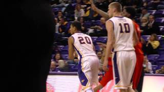 Savannah State vs UNI mens basketball Jeremy Morgan steal [upl. by Brodie]