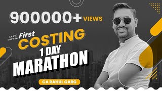 RAMBAN🏹  COSTING 1 DAY MARATHON  CA INTER IPC  CA RAHUL GARG🏅  BEST REVISION  🔥🔥🔥 [upl. by Nilerual]