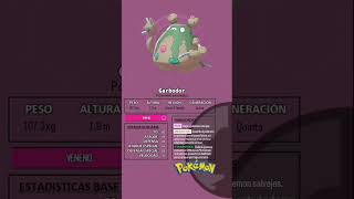 Garbodor el pokemon basurero pokedex pokemongame teselia pokemongo anime shorts unova [upl. by Cresa893]