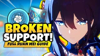 INSANE BUFFS Best E0 Ruan Mei Guide amp Build Best Relics Teams and Light Cones  Star Rail [upl. by Acined]