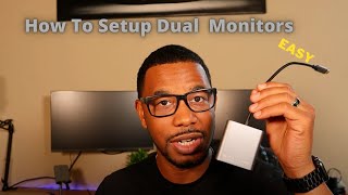 How To Setup Dual Monitors with Laptop 2024 Easy Guide Windows 10 [upl. by Chrisse]