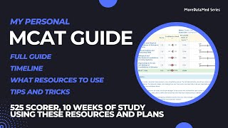 100th Percentile in 10 Weeks  My Guide to the MCAT Exam MoreDataMed Series [upl. by Solahcin]