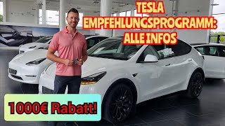 Das Tesla Empfehlungsprogramm ist zurück 1000€ Rabatt auf jeden neuen Tesla Alle Infos dazu [upl. by Weber904]