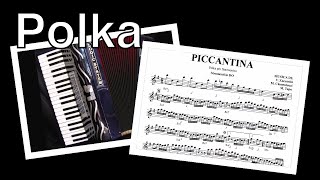 PICCANTINA polka polca per Fisarmonica Ballo Liscio [upl. by Vijnas]