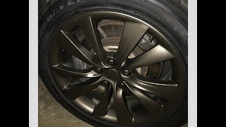 DIY PlastiDip My Tesla Model S P85 Wheels  Vlog 226 [upl. by Maleeny729]