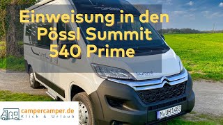 Einweisungsvideo Pössl Summit 540 Prime [upl. by Shama47]