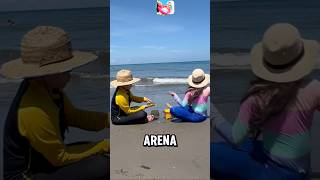 Visitamos el caribe shortsfeed caribe atlántico colombia viralvideo shorts arena vacation [upl. by Arihday]