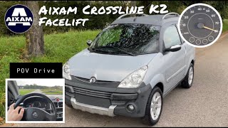 Aixam Crossline K2 Facelift 2009 POV Drive Highspeed Walkaround [upl. by Cinemod210]