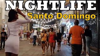 Nightlife in Santo Domingo Zona Colonial [upl. by Eylloh]