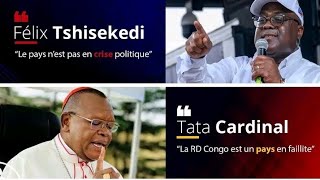 URGENT AFFAIRES RÉFORME DE LA CONSTITUTION ÇA CHAUFFE ENTRE FÉLIX TSHISEKEDI ET CARDINAL AMBONGO [upl. by Gaven737]